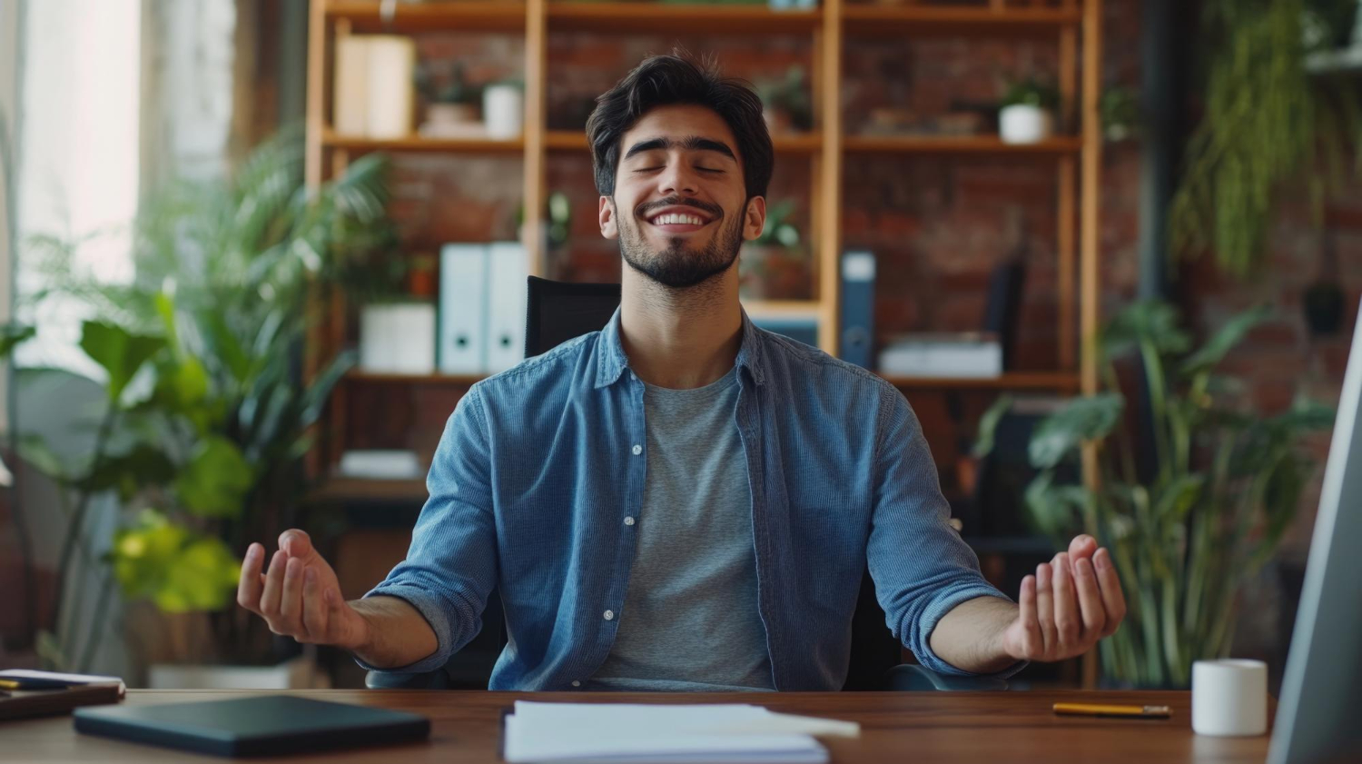 Employee taking a mental health day to relax and recharge